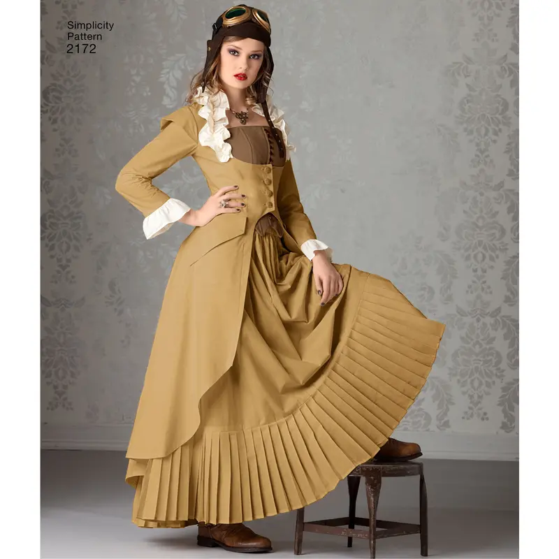 Simplicity Pattern 2172 Misses' Victorian Era Costume | By Theresa Laquey 1