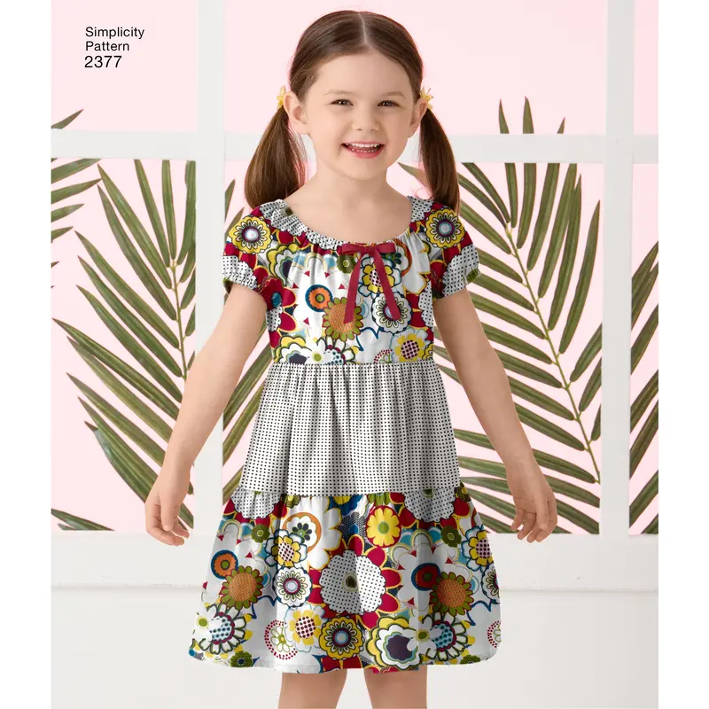Simplicity Pattern 2377 Child's Dresses | Easy To Sew 1