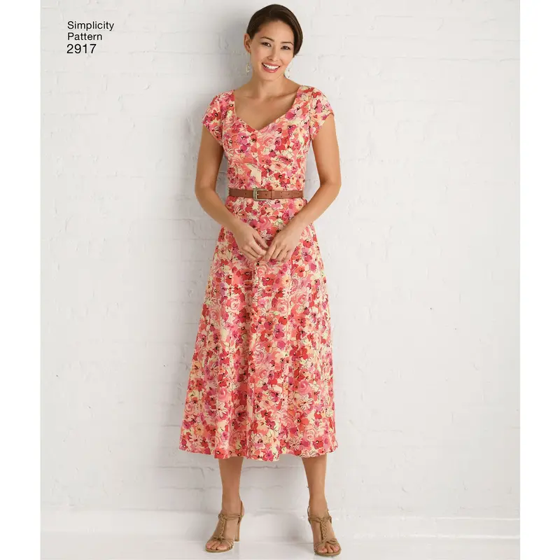 Simplicity Pattern 2917 Misses' And Plus Size Dresses 1