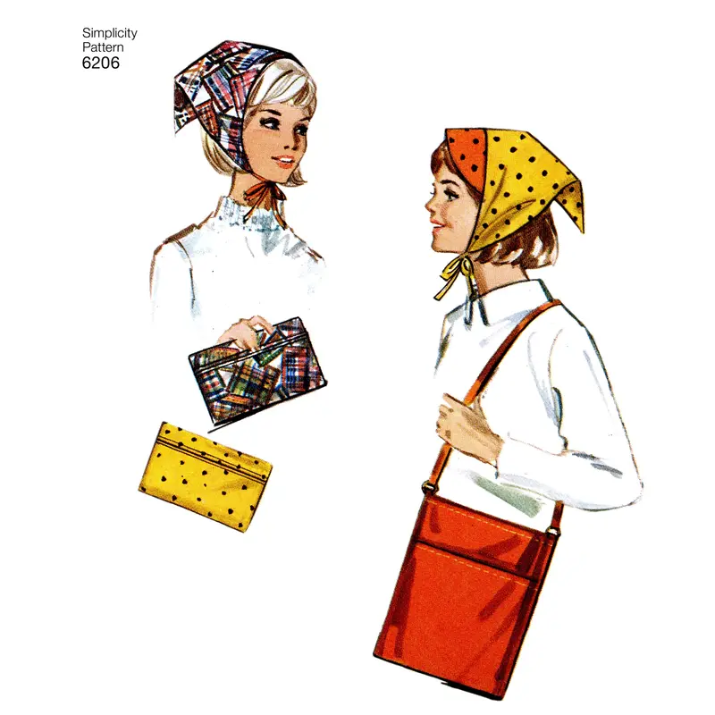 Simplicity Pattern 6206 Vintage Gift And Accessories 1