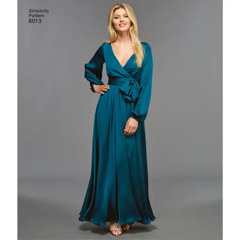 Simplicity Pattern 8013 Misses' Vintage 1970S Dresses 1