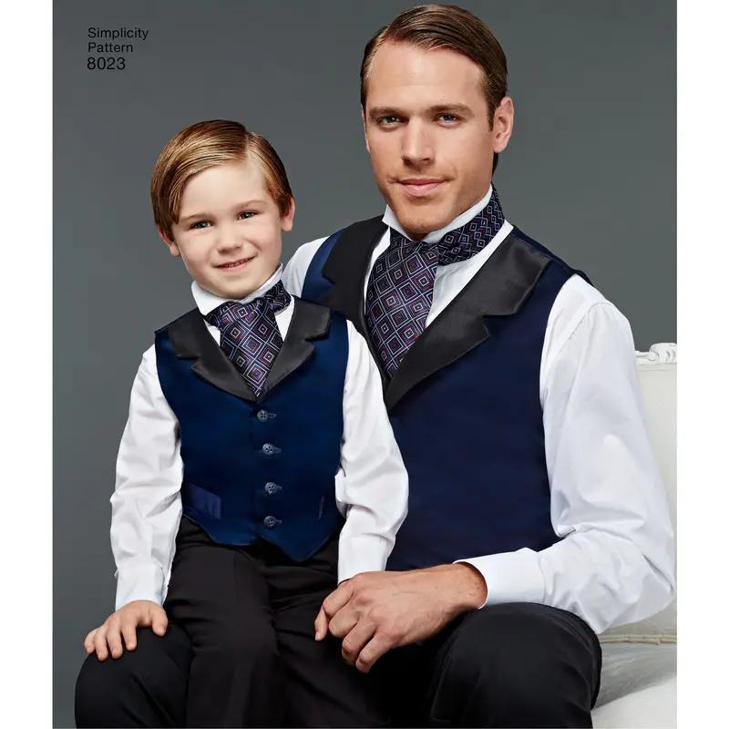 Simplicity Pattern 8023 Boy's And Men's Special Occasion Accessories 1