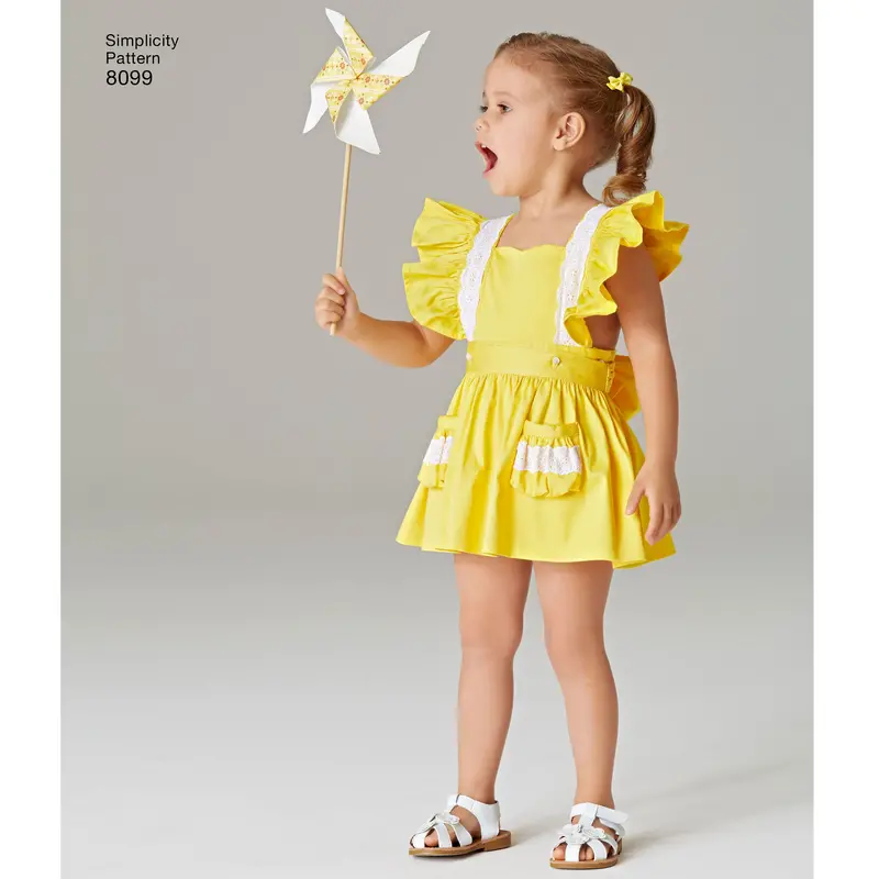 Simplicity Pattern 8099 Vintage Pattern For Toddlers 1
