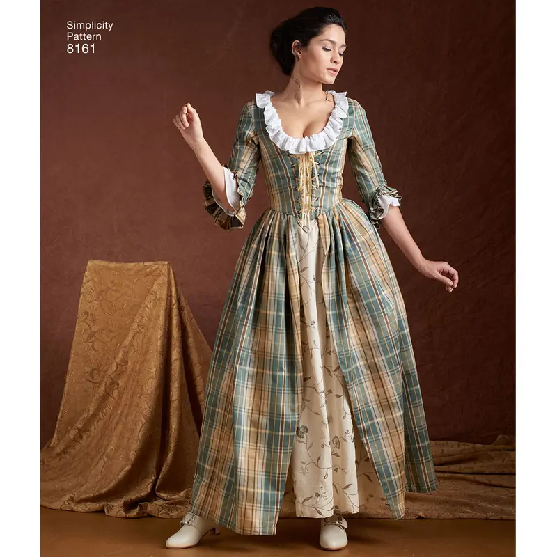 Simplicity Pattern 8161 18Th Century Highland Costumes 1