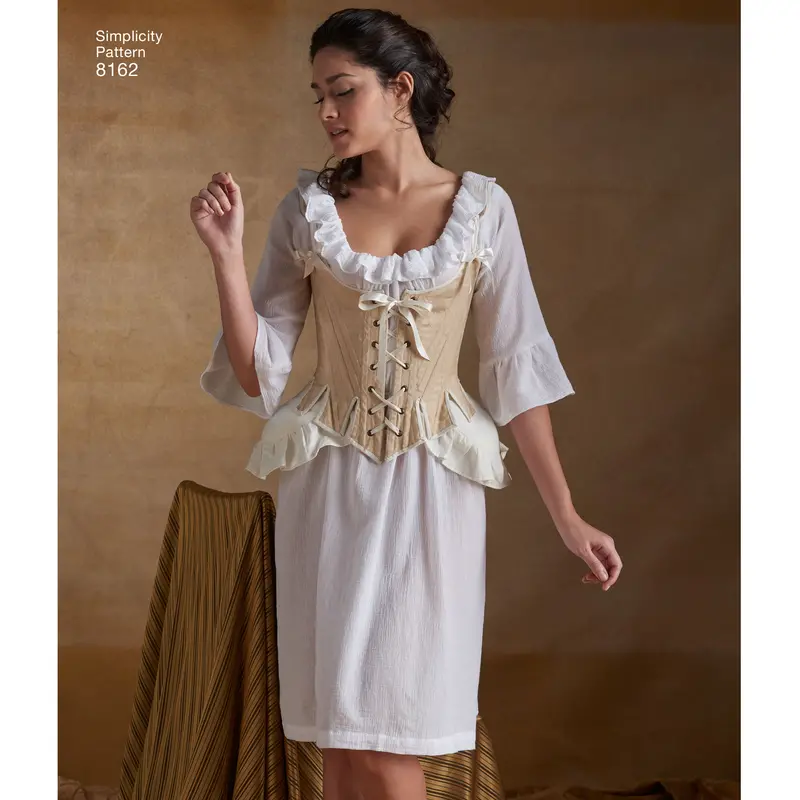 Simplicity Pattern 8162 18Th Century Undergarments Pattern 1