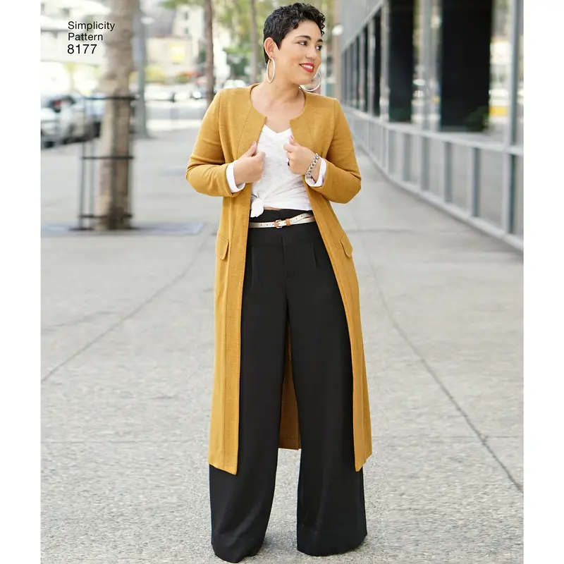 Simplicity Pattern 8177 Features A Duster Length Coat Or Vest, 1