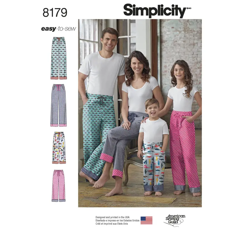 Simplicity Pattern 8179 Trouser For The Whole Family 2