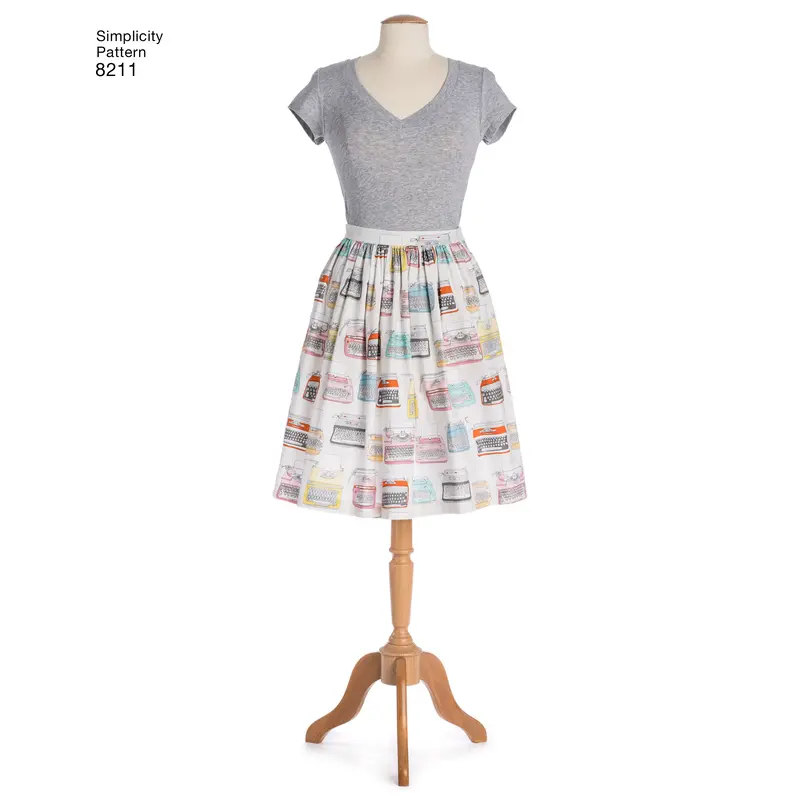 Simplicity Pattern 8211 Misses' Dirndl Skirts 1
