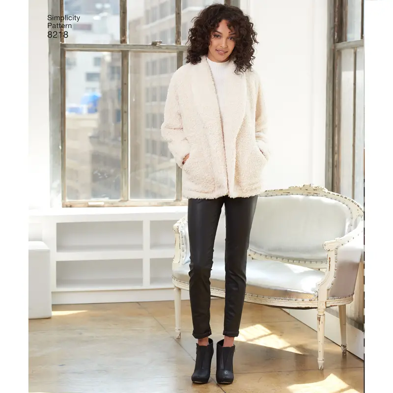 Simplicity Pattern 8218 Misses' Easy-To-Sew Jackets 1