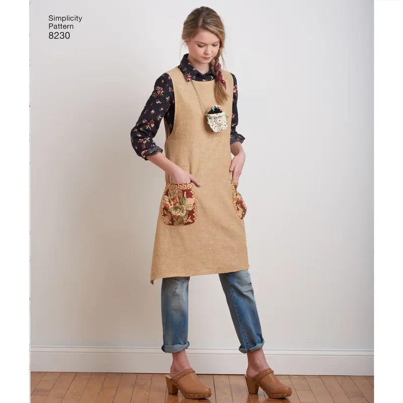 Simplicity Pattern 8230 Dottie Angel Apron Dress 1