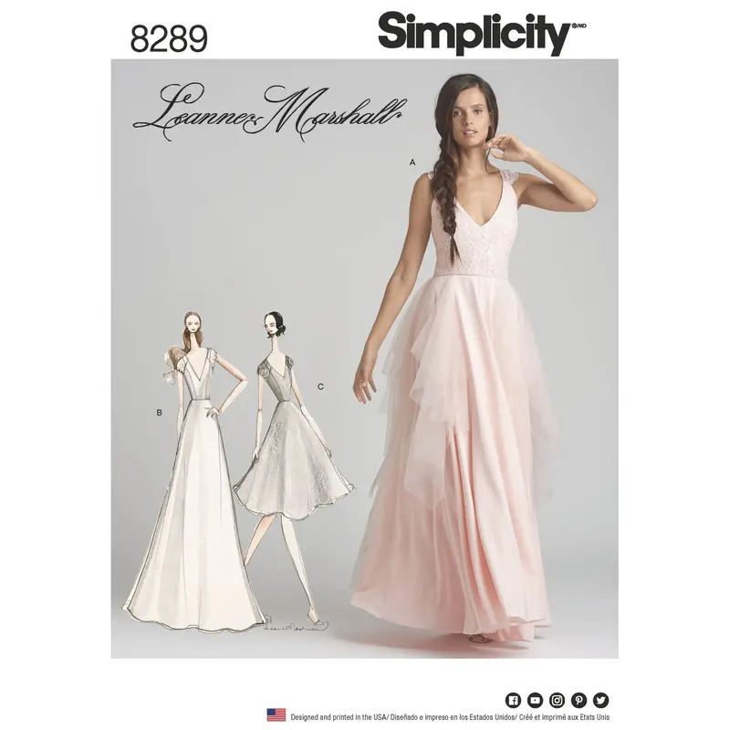 Simplicity Pattern 8289 Misses Special Occasion Dresses 2