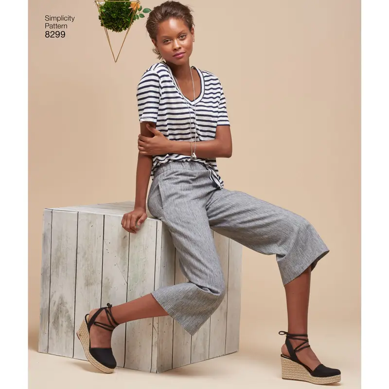 Simplicity Pattern 8299 Misses Skirts Or Trousers 1
