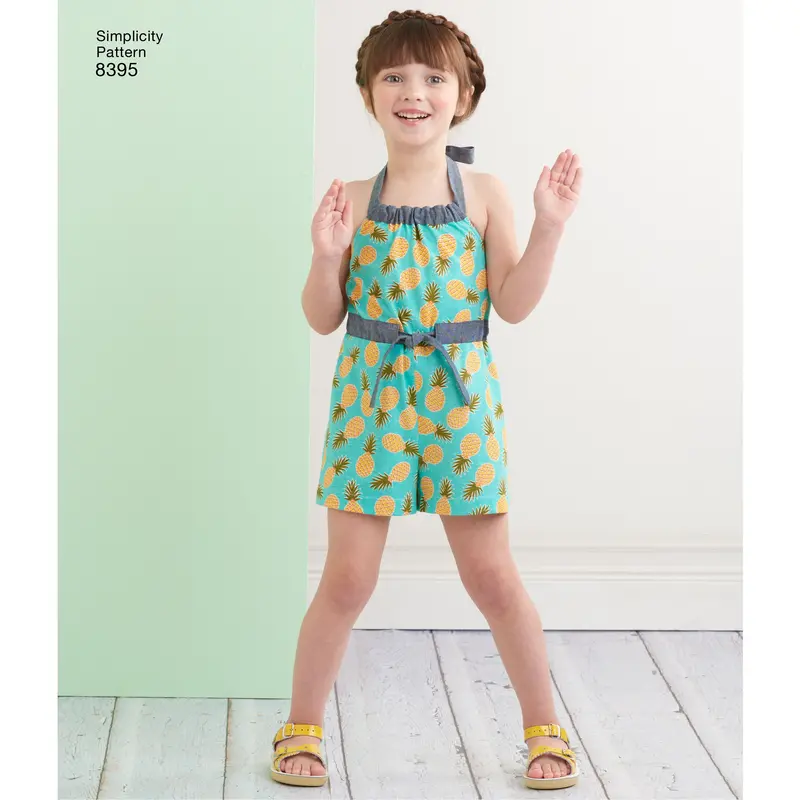 Simplicity Pattern 8395 Dress And Rompers 1