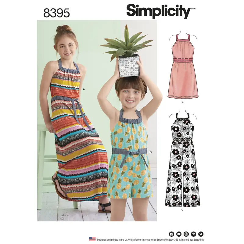 Simplicity Pattern 8395 Dress And Rompers 2