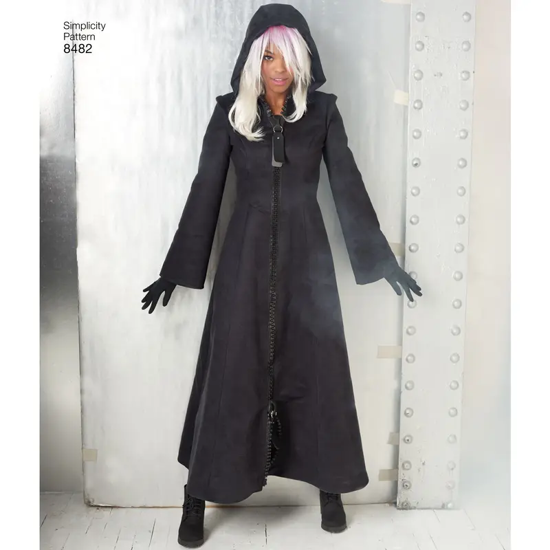 Simplicity Pattern 8482 Costume-Coats-For-Misses 1