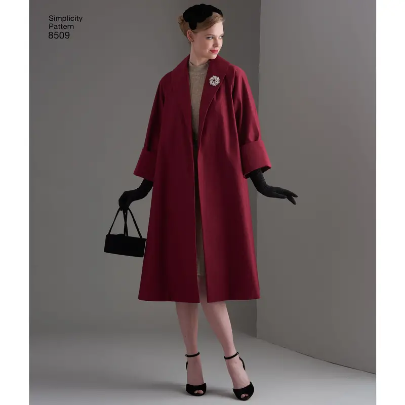 Simplicity Pattern 8509 Misses Vintage Coat Or Jacket 2