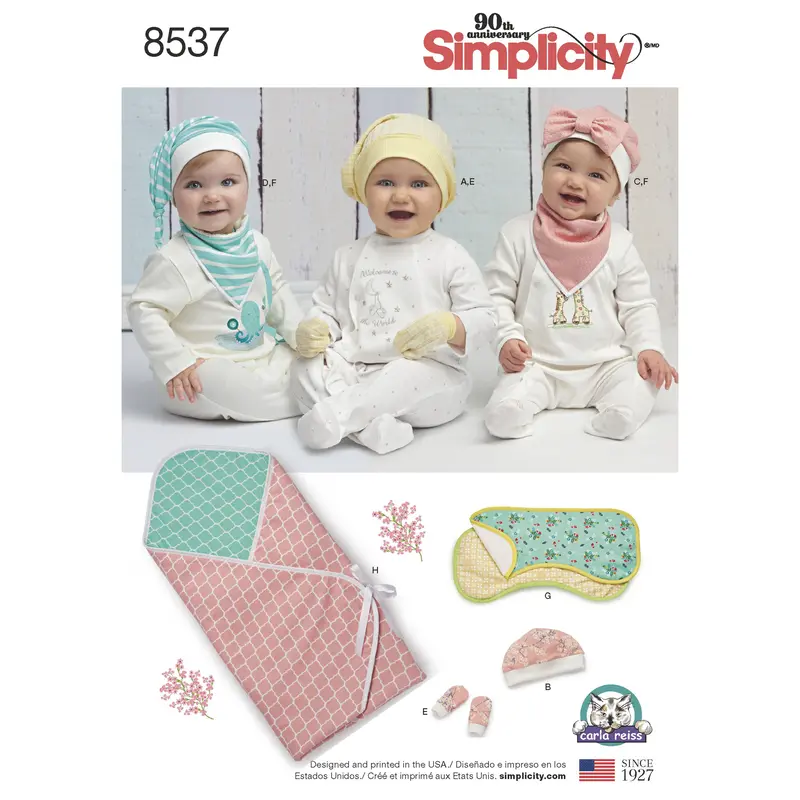 Simplicity Pattern 8537 Baby Accessories 2