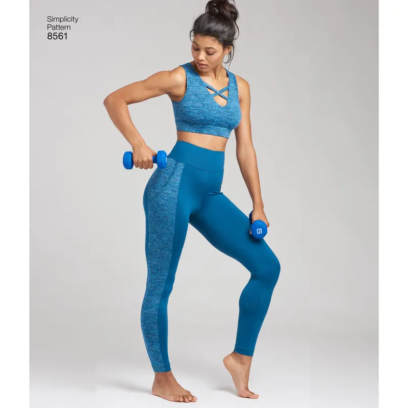 Simplicity Pattern 8561 Sewing Pattern Womens Leggings 1