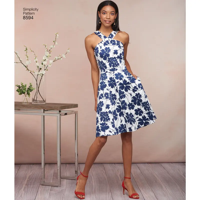 Simplicity Pattern 8594 Women's And Miss Petite Dresses 1