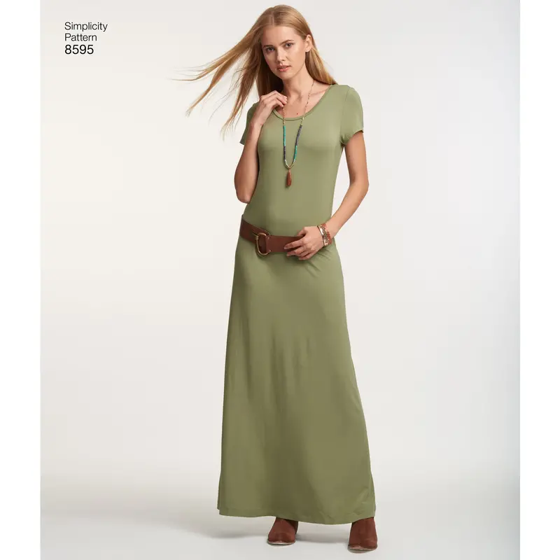 Simplicity Pattern 8595 Women's And Miss Petite Dresses 1