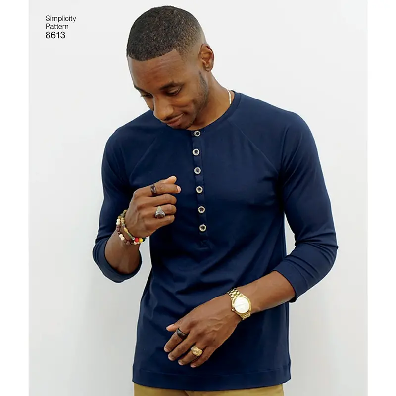Simplicity Pattern 8613 Mens Top 1