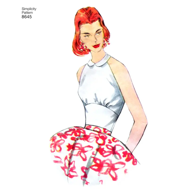 Simplicity Pattern 8645  Halters And Sun Top 1