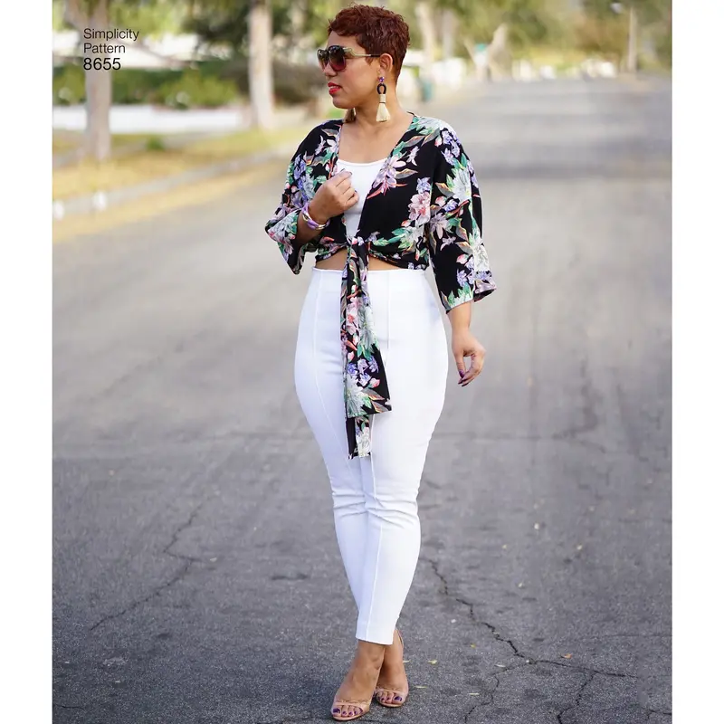 Simplicity Pattern 8655 High Waisted Pant 2