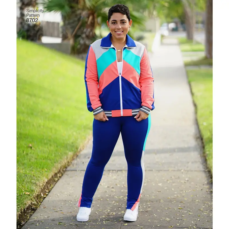 Simplicity Pattern 8702 Track Jacket 1