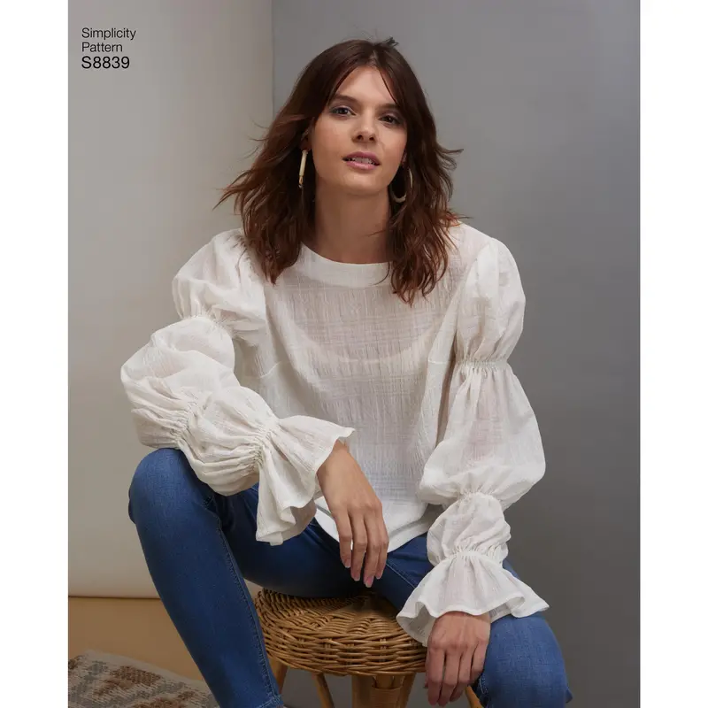 Simplicity Pattern 8839 Misses-Pullover-Tunic Or Tops Pattern 1