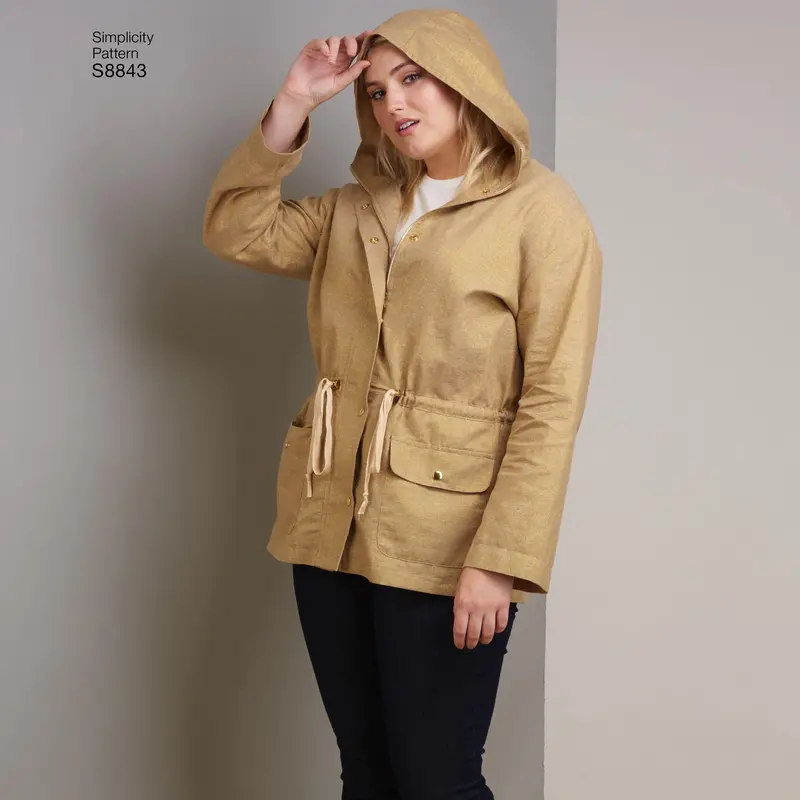 Simplicity Pattern 8843 Misses Anorak Jacket Pattern 1