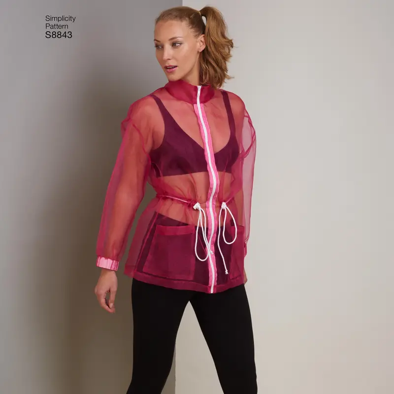Simplicity Pattern 8843 Misses Anorak Jacket Pattern 2