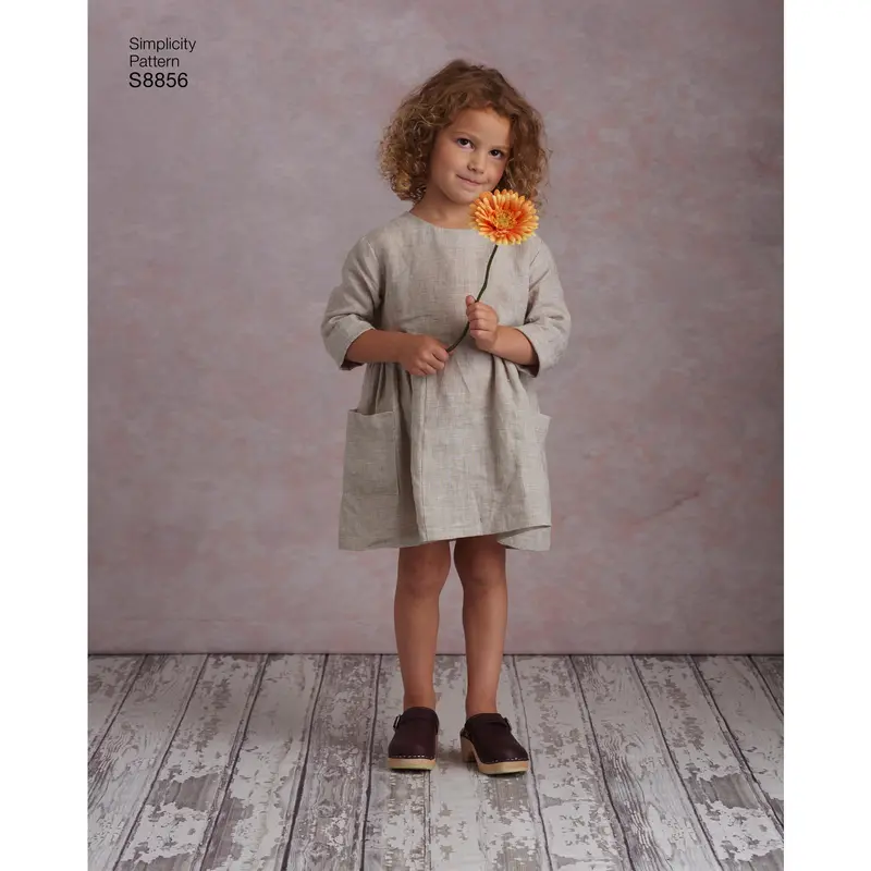 Simplicity Pattern 8856  Child's And Misses' Dress And Tunic 1