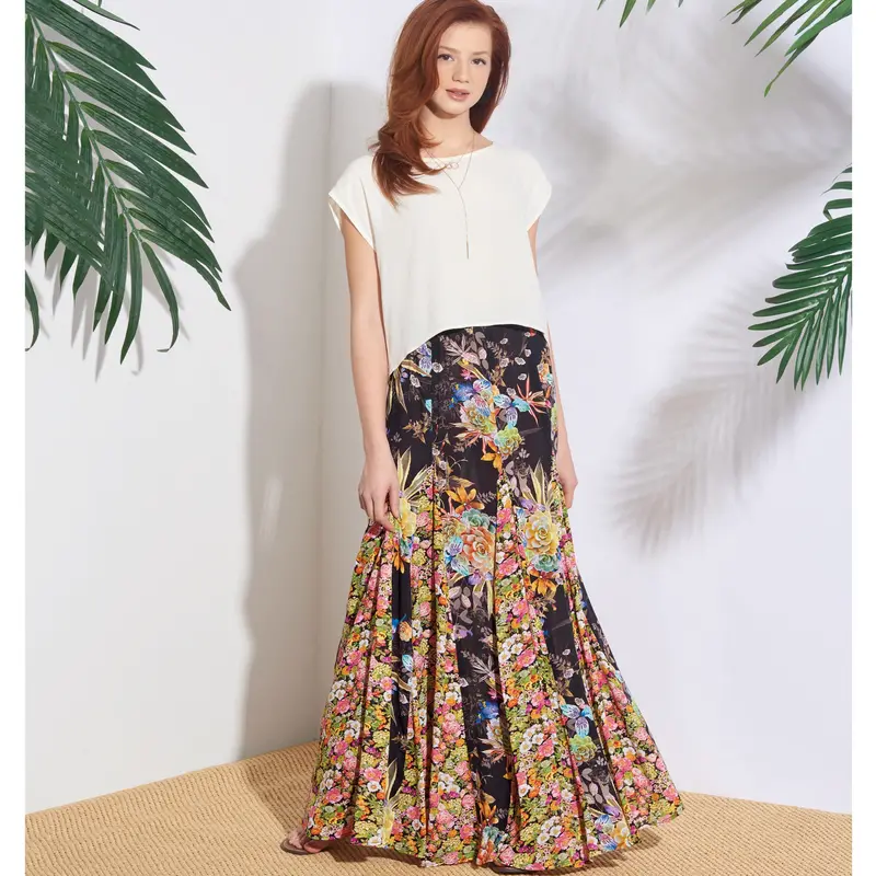 Simplicity Pattern 8923 Pull-On Skirts 1