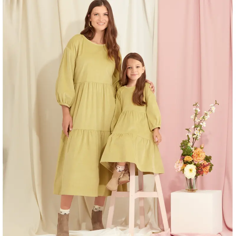 Simplicity Pattern 9454 Children's And Misses' Dress And Top 1