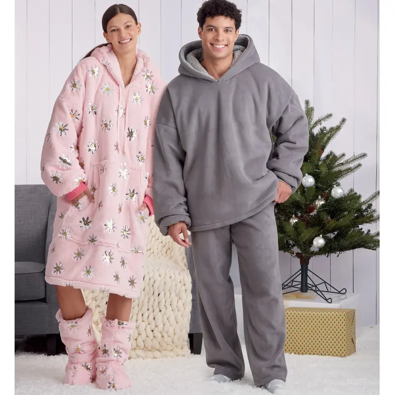 Simplicity Pattern 9456 Unisex Oversized Hoodies 1