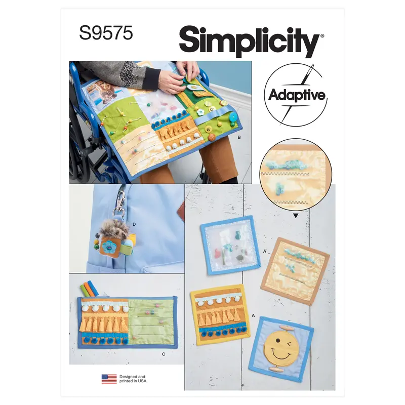 Simplicity Pattern 9575 Fidget Pages, Quilt, Zipper Case And Key Fob 2