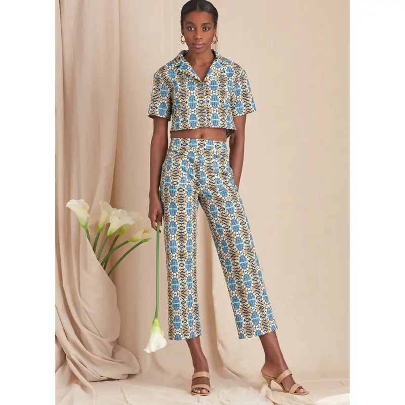 Simplicity Pattern 9610 Misses' Set Of Tops, Cropped Pants And Shorts 1
