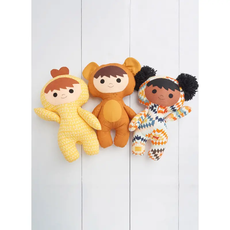Simplicity Pattern 9665 Plush Dolls 1