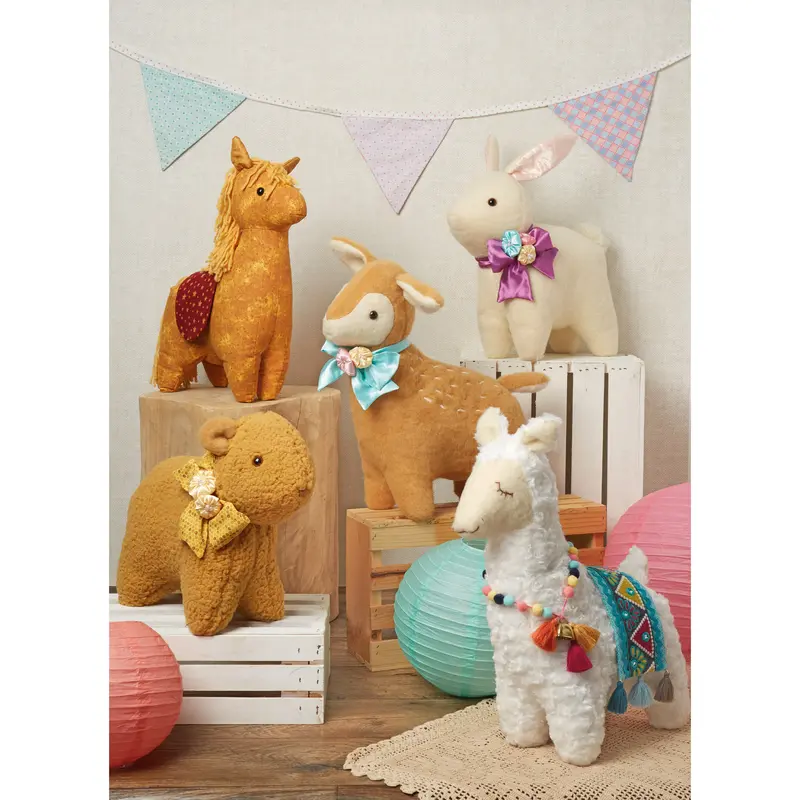 Simplicity Pattern 9666 Plush Animals By Elaine Heigl 1