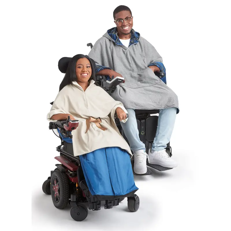 Simplicity Pattern 9671 Poncho, Detachable Hood And Wheelchair Blanket 1