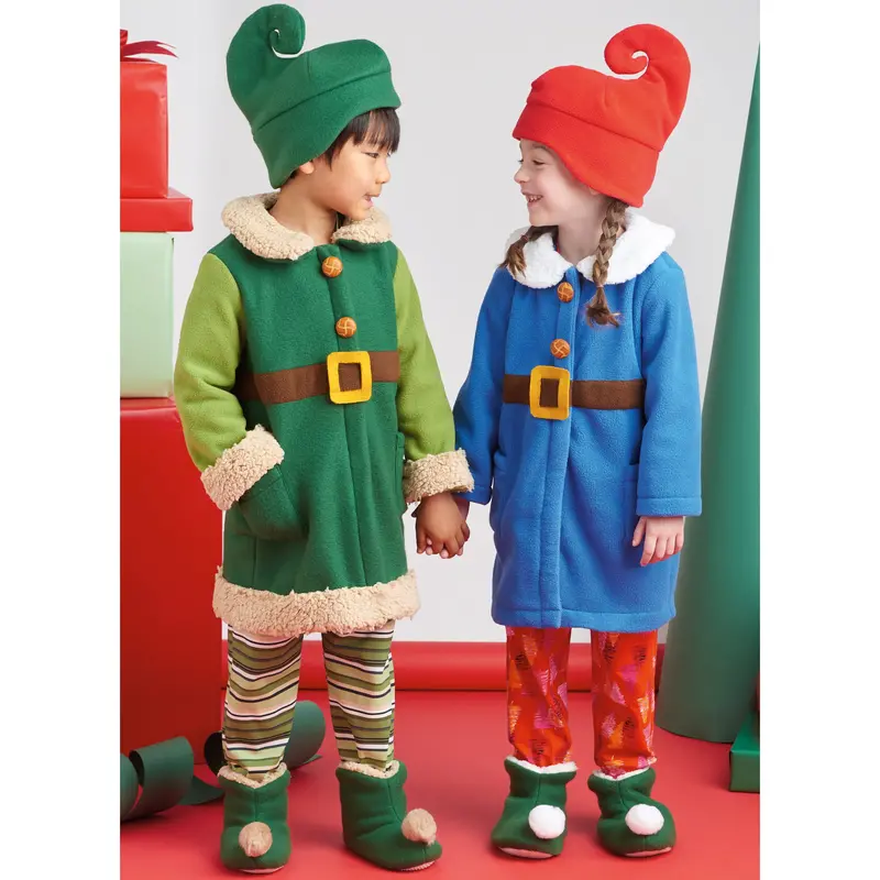 Simplicity Pattern 9672 Children's Robes, Pyjamas And Slippers 1
