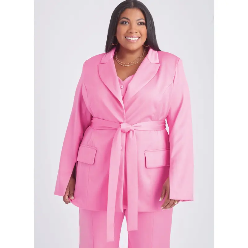 Simplicity Pattern 9688 Misses' And Women's Jacket With Tie Belt 1
