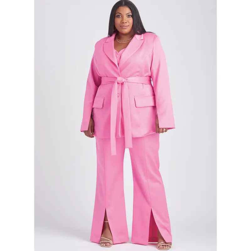 Simplicity Pattern 9688 Misses' And Women's Jacket With Tie Belt 3