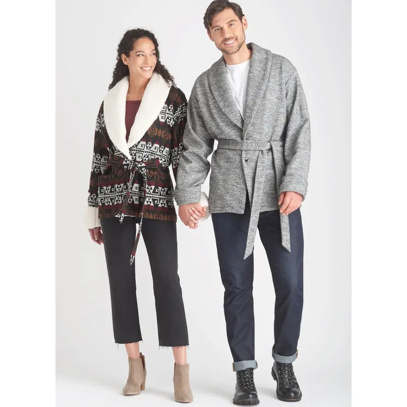 Simplicity Pattern 9692 Unisex Jacket, Waistcoat, And Belt 1