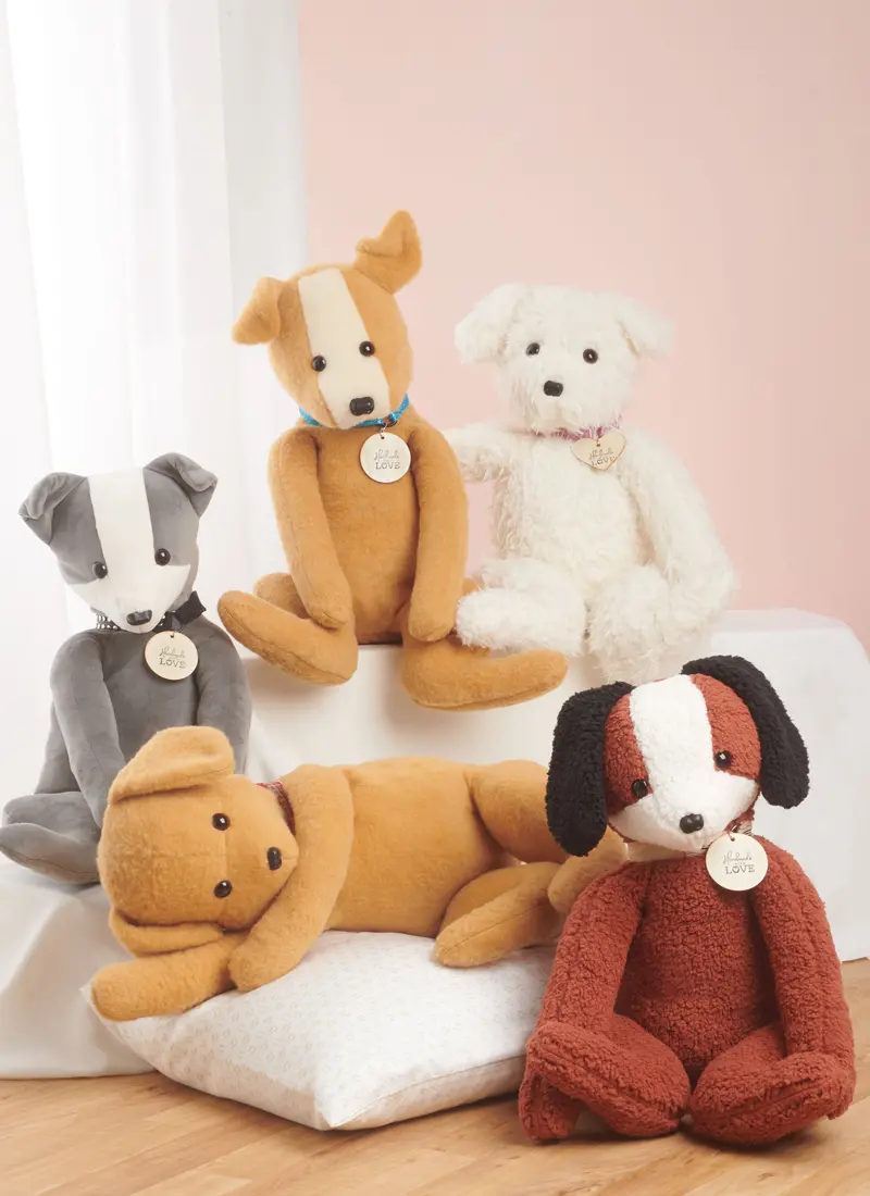 Simplicity Pattern 9807 Poseable Plush Animals 1