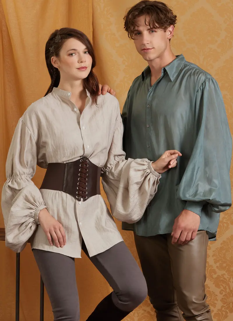 Simplicity S3062 Unisex Costume Shirts Pattern By Scissor Imp Workshop 1
