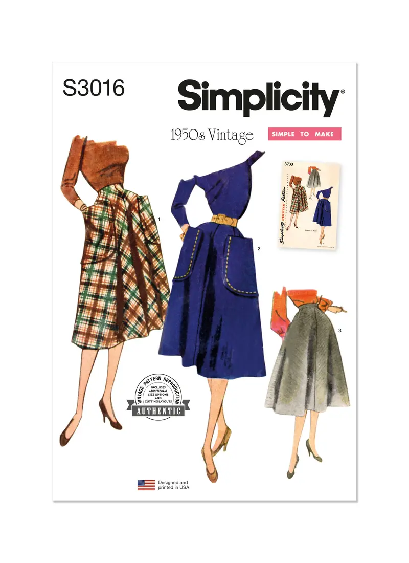 Simplicity Sewing Pattern 3016 Skirts 1