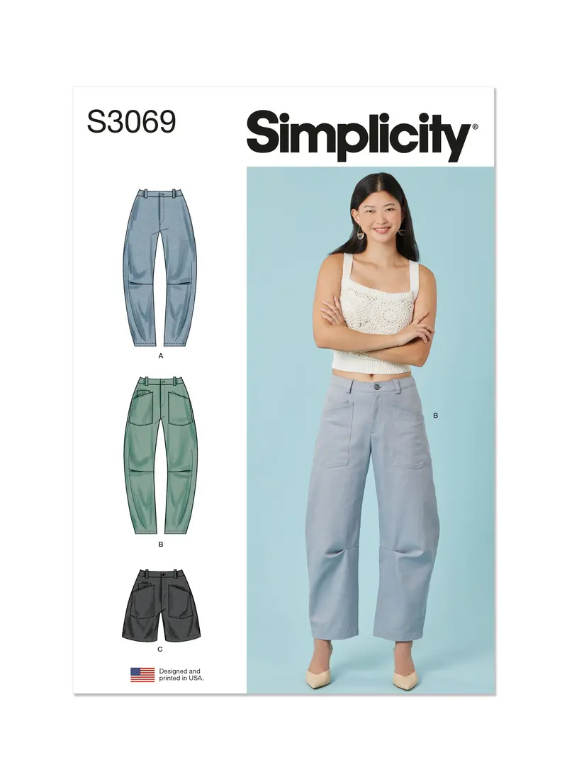 Simplicity Sewing Pattern 3069 Pants And Shorts 2