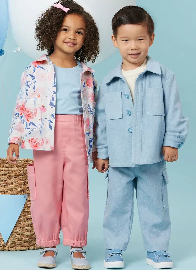 Simplicity Sewing Pattern 3081 Toddlers' Jackets And Pants 1