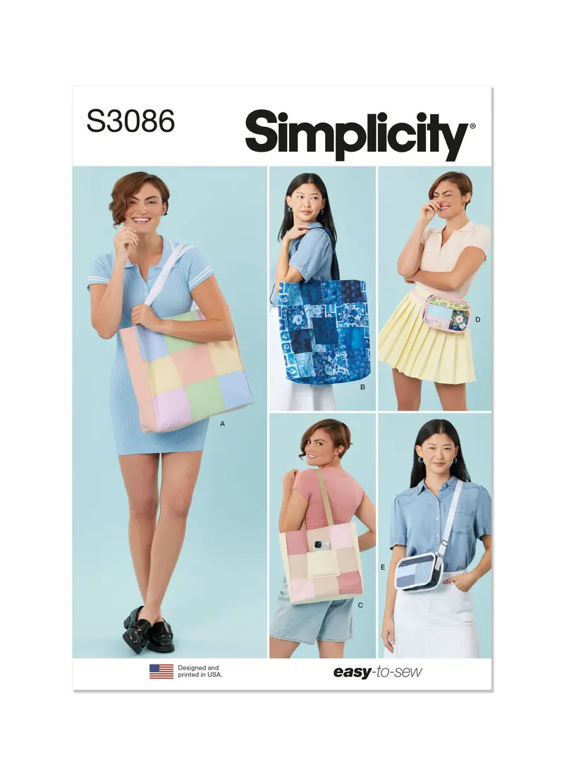 Simplicity Sewing Pattern 3086 Bags 2